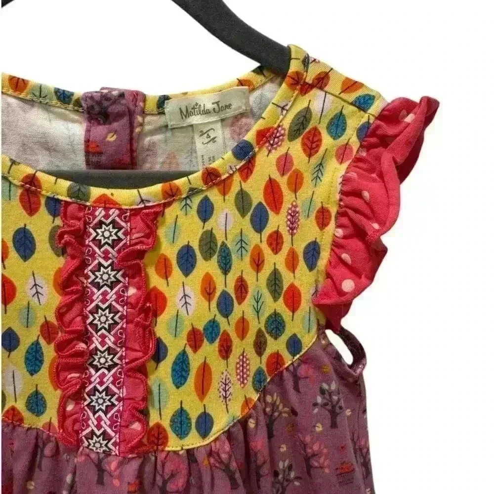 Matilda Jane Friends Forever Saffron Flutter Top - Size 4 - Picture 2 of 4
